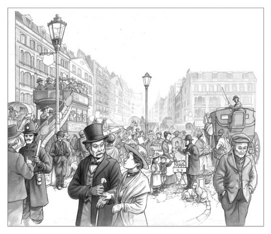 Rue Londres 1900